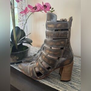 Freebird Jagger Ice Caged Heeled Sandals